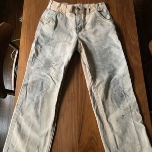 Vintage Carhartt Dungarees Workwear Carpenter Pants